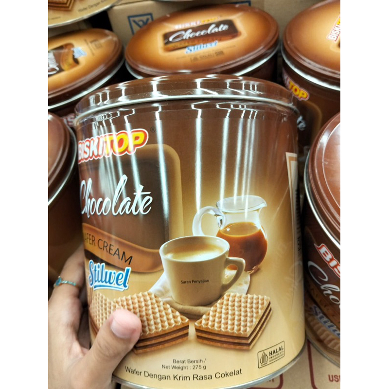 

Biskitop Wafer Cream Coklat Stillwel 275grm