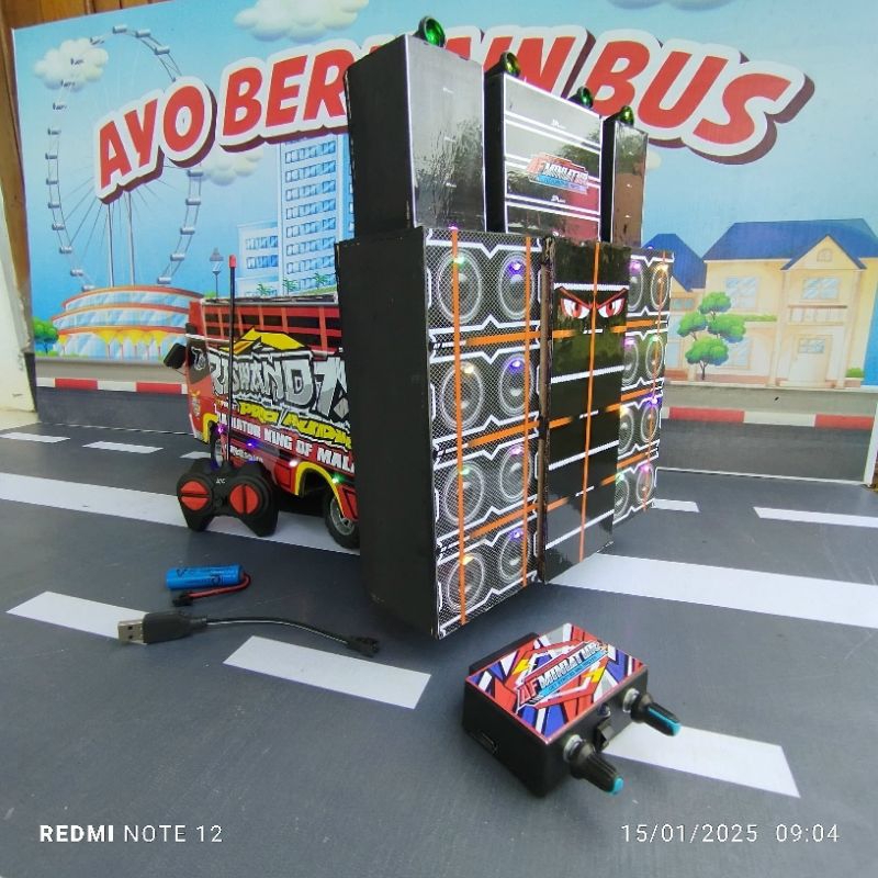 miniatur truk/miniatur truk+sound system/sound system