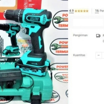 

Bor Cordless Set DC-740 NRT PRO Brushless 20V DC 740 Bor Baterai 20 V