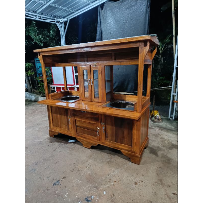 GEROBAK MIE AYAM BAKSO KAYU JATI