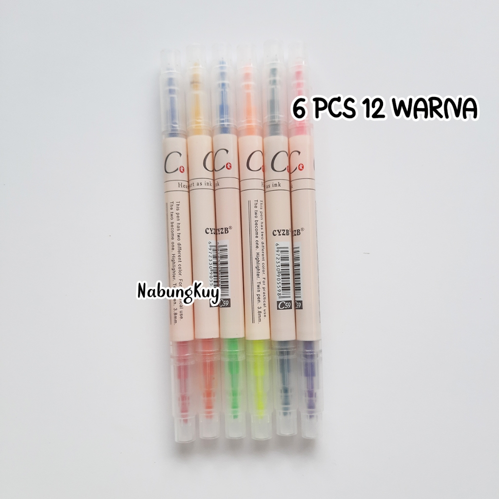 

STABILO / HIGHLIGHTER 2 WARNA