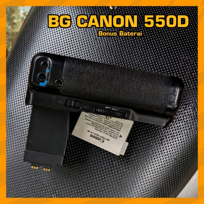 BATERAI GRIP CANON 550D / 600D 650D 700D (Bonus Baterai)