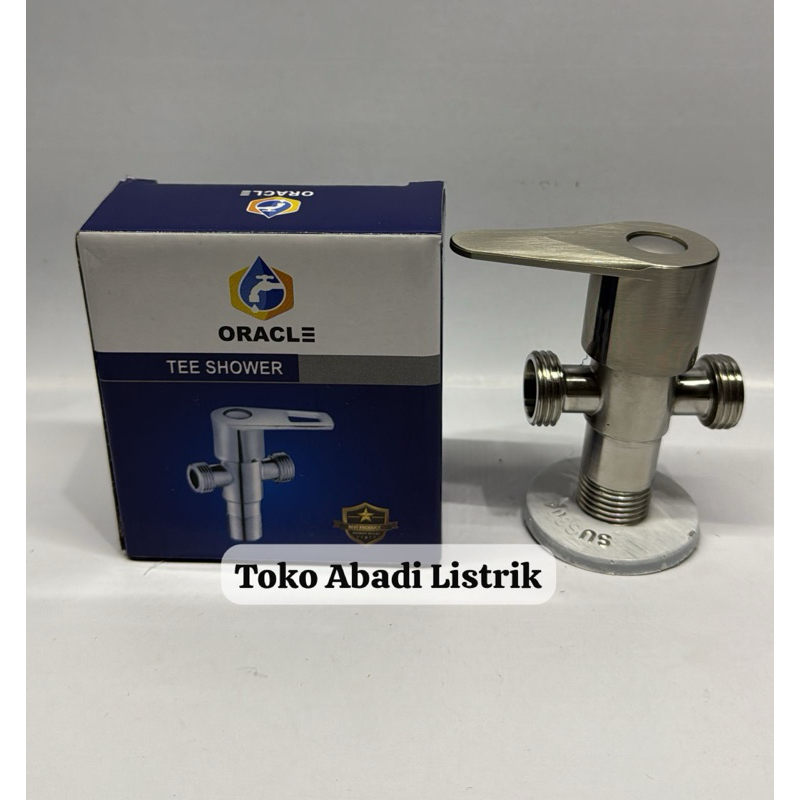 ORACLE  KRAN T DOUBLE TEE SHOWER STAINLESS