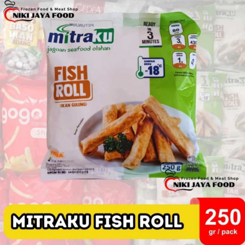 

Mitraku Fish Roll 250 gram || Niki Jaya Food