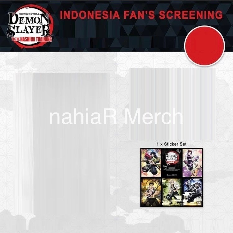 

Demon Slayer: Kimetsu No Yaiba - To the Hashira Training x CGV Official Fans Screening Sticker Set