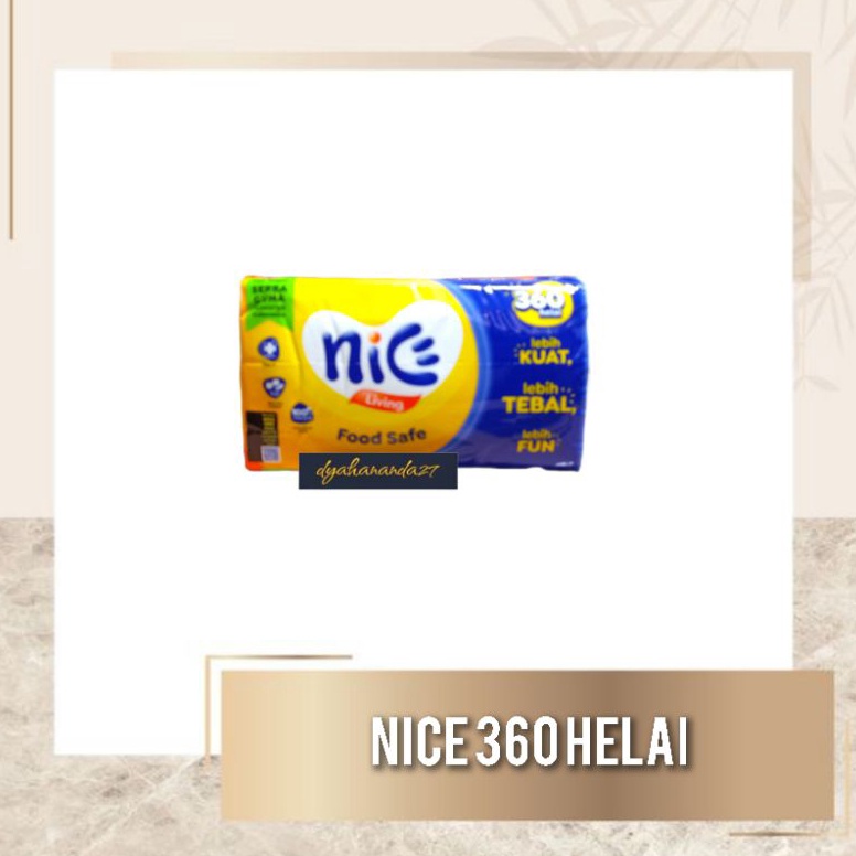 Grosiran Nice 36 helai Tisu NICE dengan kemasan terbaru