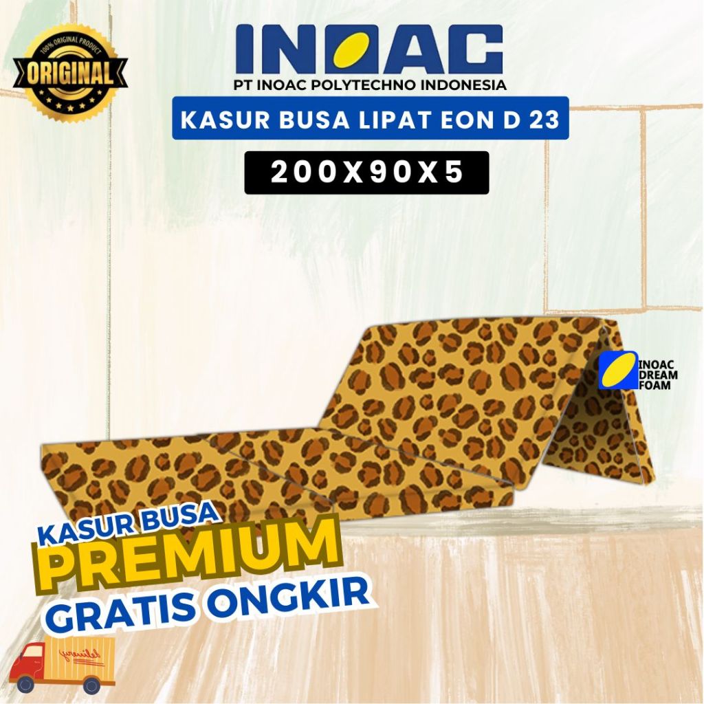 [200x90x5] Kasur Busa Lipat INOAC EON Original Ukuran NO 3 Density 23
