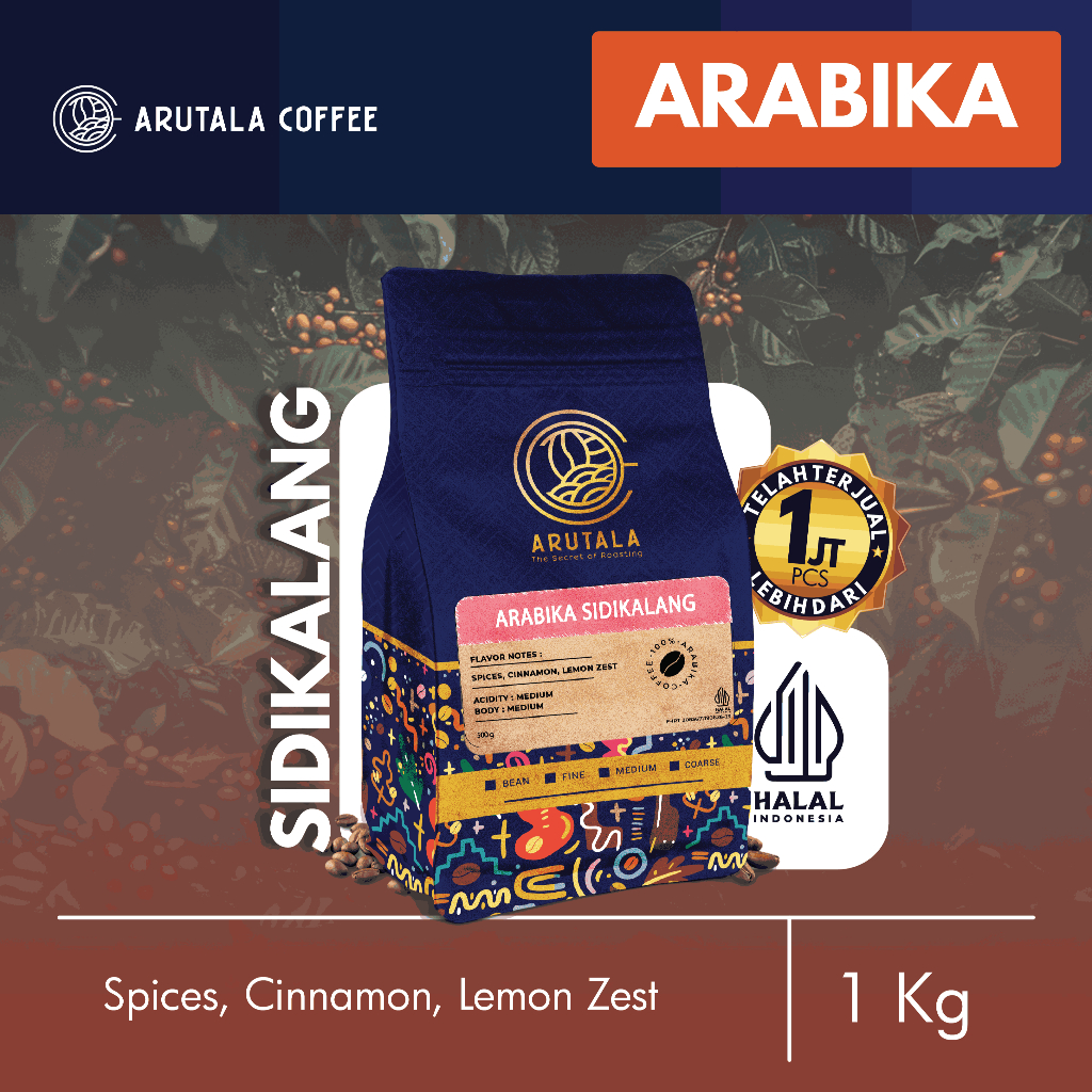 

ARUTALA Kopi Arabika Sidikalang 1KG