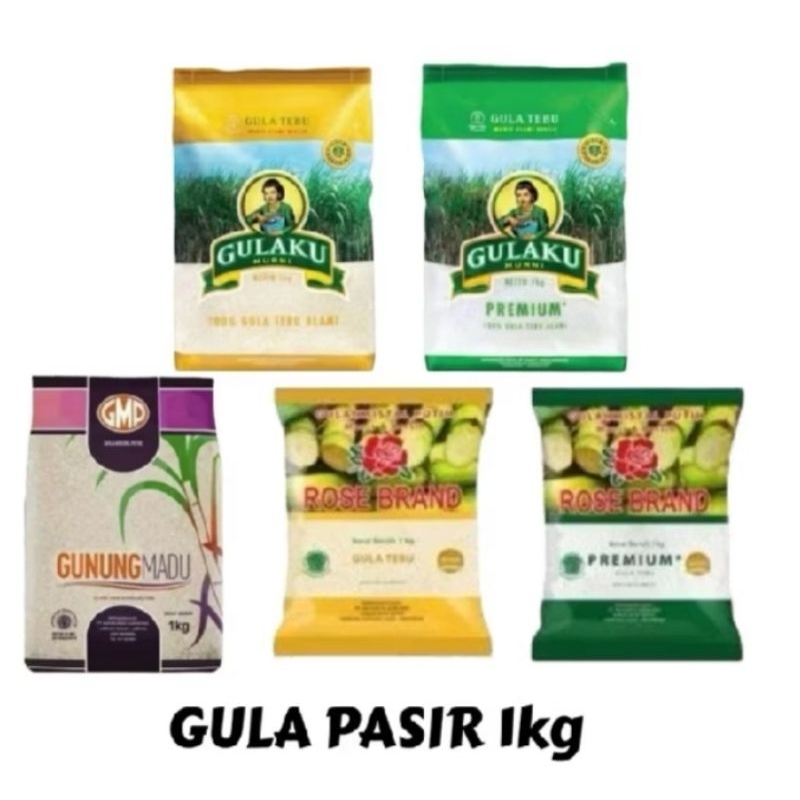 

GULA PREMIUM KEMASAN 1DUS 20kg 1Kg isi 20