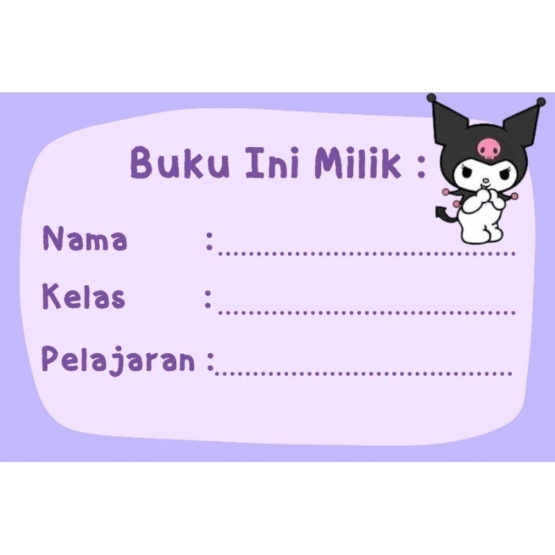 

stiker nama costem cetak di A3