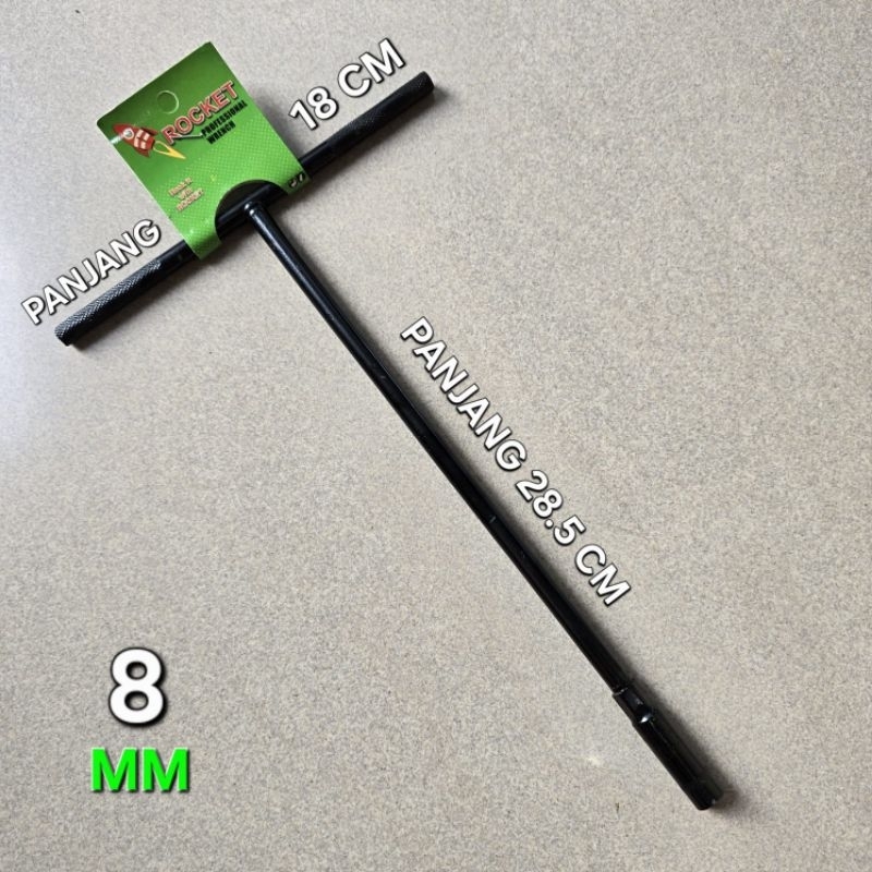 Kunci Sok T Hitam 8 MM ROCKET Q8001B