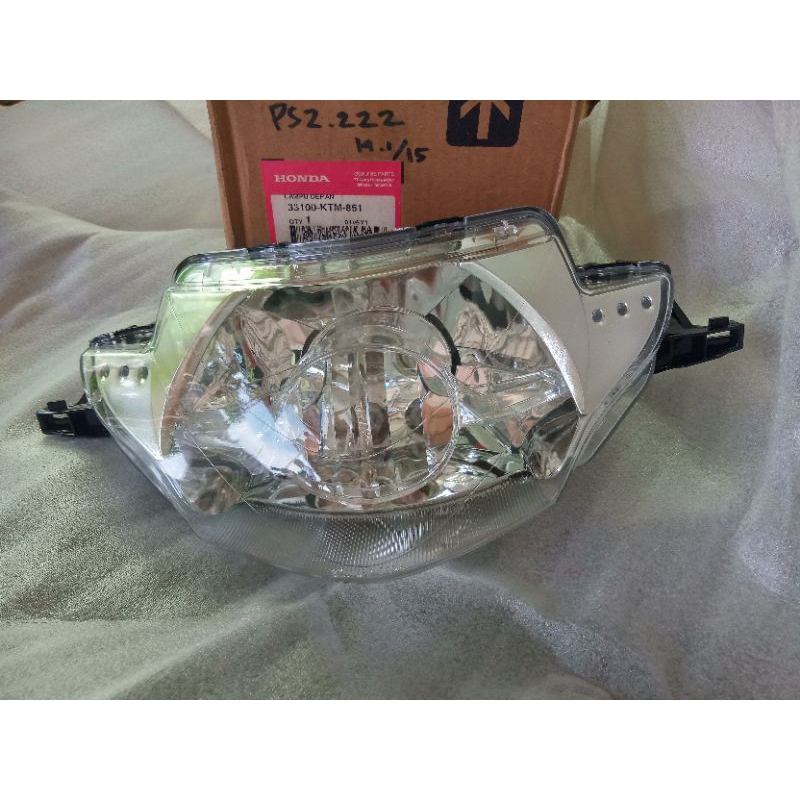 headlamp lampu depan assy supra x125 supra x 125 original 33100-KTM-851