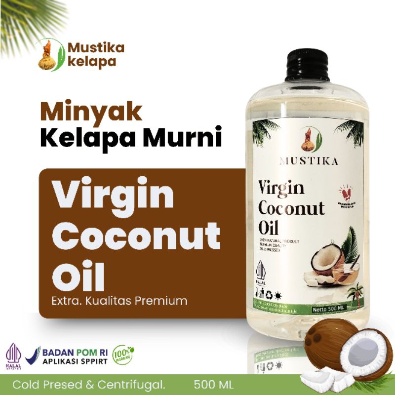 

VCO / EVCO PREMIUM 500 ML Minyak Kelapa Murni VCO Cold Pressed & Sentrifugal