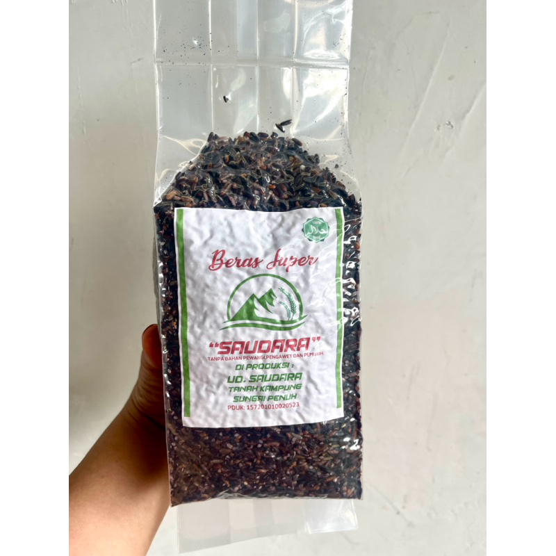 

BERAS SAUDARA-BERAS KETAN HITAM 1KG PREMIUM