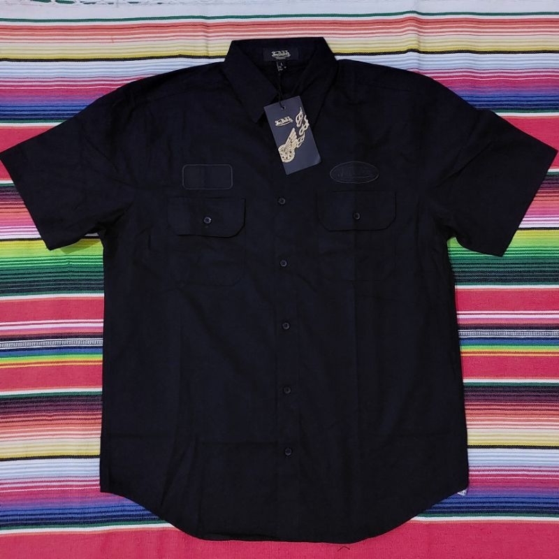 WORKSHIRT - VON DUTCH - L - BLACK ORIGINAL