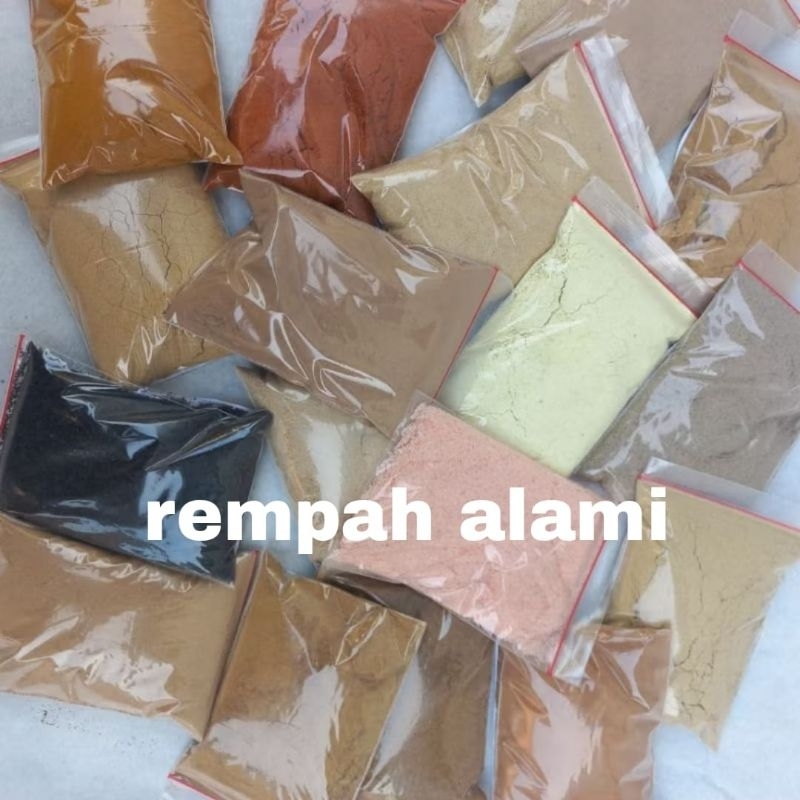 

Rempah Bumbu Dapur Bubuk Murni @50gr