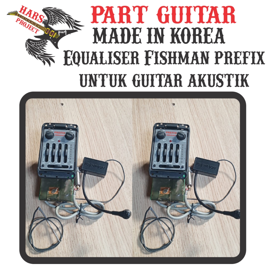 Equaliser Fishman prefix untuk guitar akustik made korea