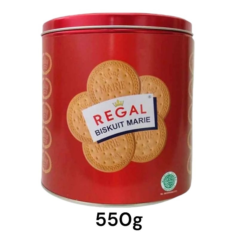 

regal biskuit marie kaleng 550g