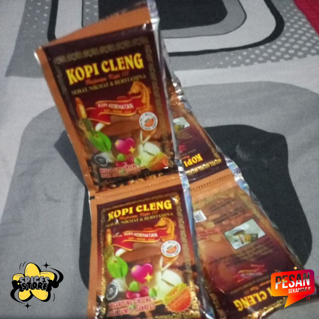 Kopi Hemat Isi Nya 5 Sachet Kopi Bubuk Instan A-cleng Kopi Nikmat Spices Store