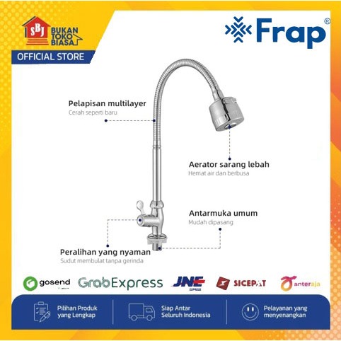 FRUD IR4802 Keran Air Keran Dapur Kran Sink Dapur Meja Dapur