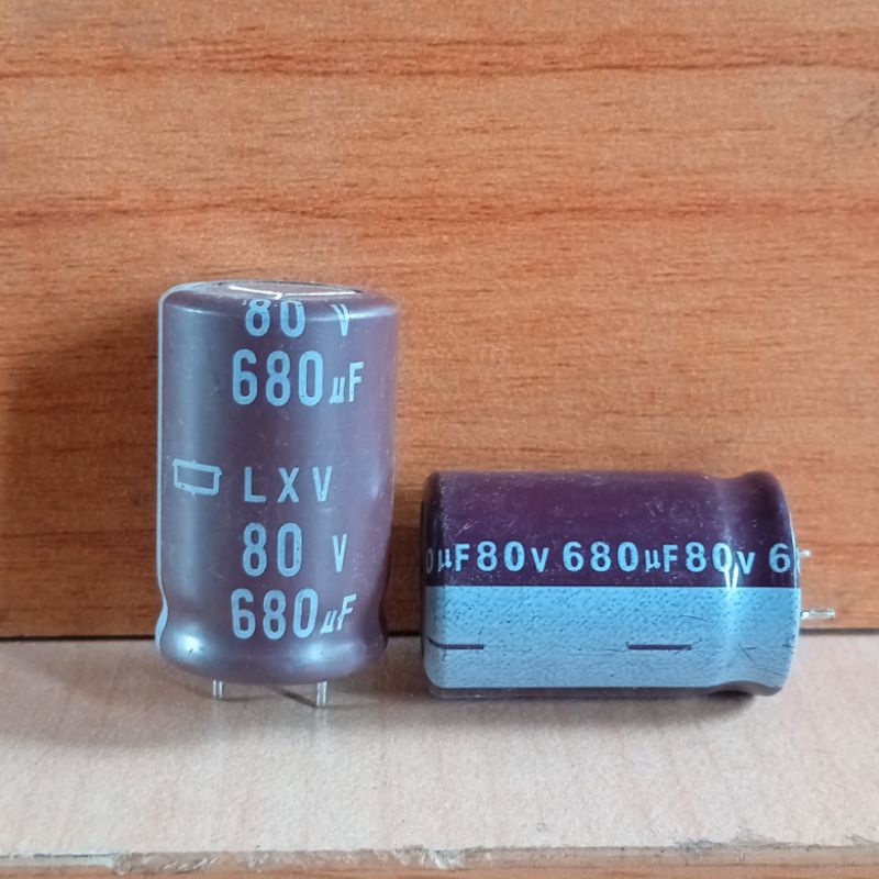 Elco 80V 680uF Cabutan Original Diameter 1.6cm Tinggi 2.6cm Harga 1 Pcs