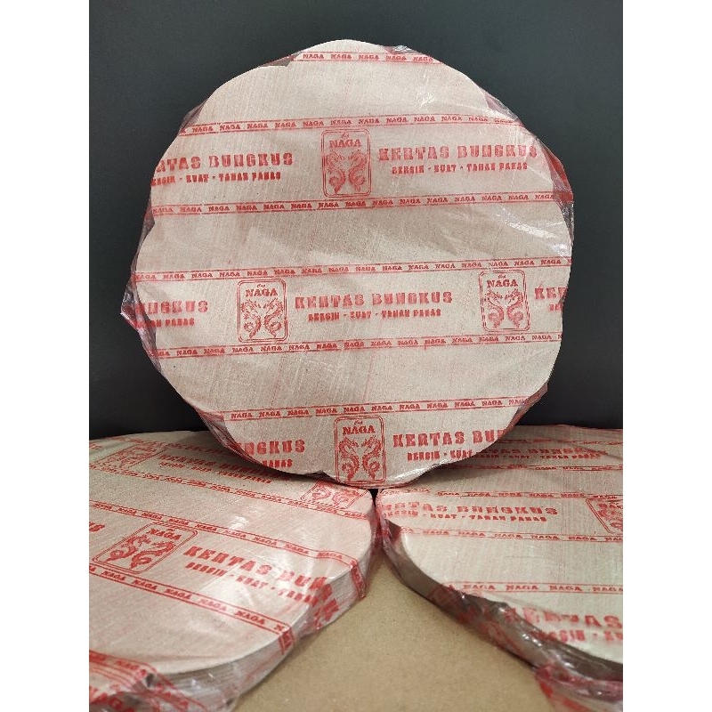 kertas minyak bulat kertas minyak kertas nasi bungkus nasi tempat nasi kertas bulat naga lemek pirin