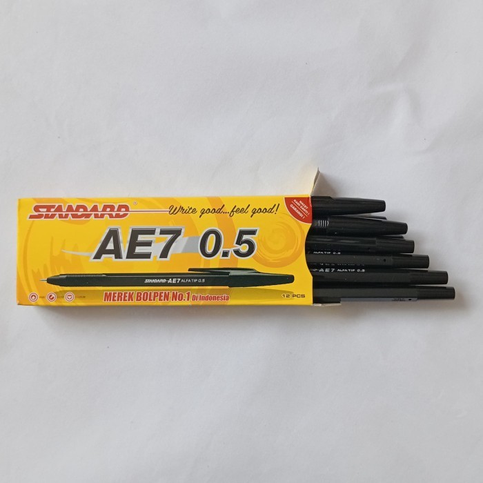 

Ballpoint Standard AE7 0.5 - Pulpen Standard Hitam