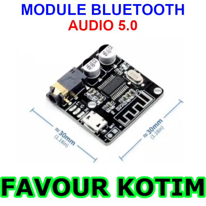 MINI MODULE BLUETOOTH 5.0 AUDIO RECEIVER BOARD MP3 POWER AMPLIFIER SOUND FVKOTIM