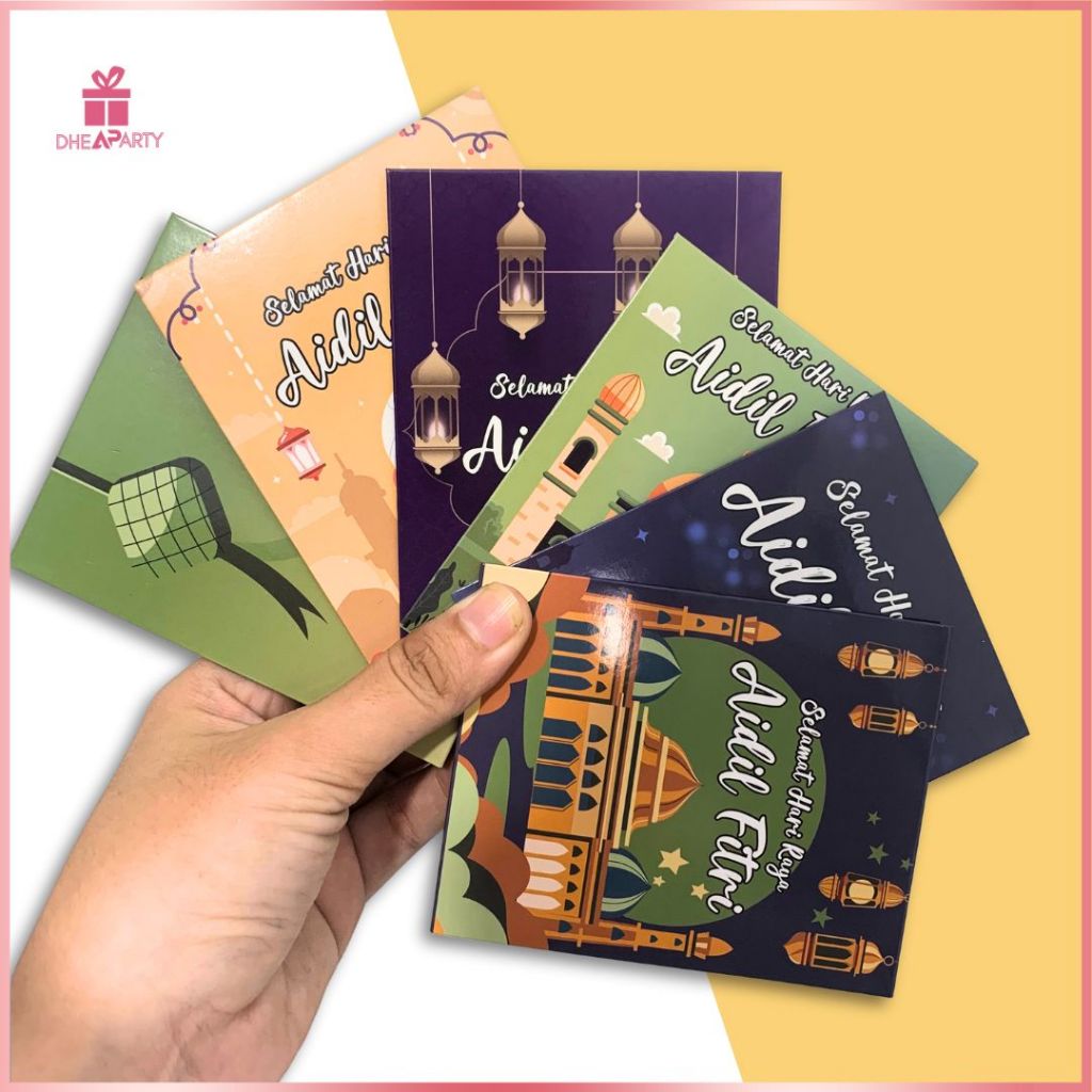 

DP Amplop Lebaran Idul Fitri Isi 6 PCS / Angpao THR Lebaran 2025 Amplop Edisi Hari Raya Idul Fitri ID01