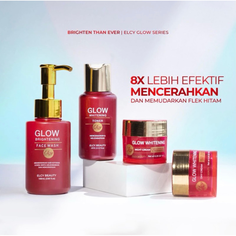 [100% ORI]ELCY BEAUTY GLOW WHITENING SEPAKET KEMASAN BARU