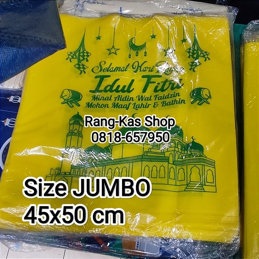 

Tas lebaran Idul Fitri Spunbond 45 x 50 x 16 cm JUMBO Size eceran