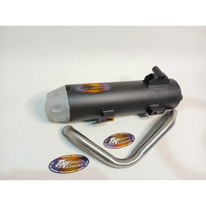 Knalpot Standar Racing Original AYEXHAUST End Muffler Vario Beat Pcx Nmax Xride Scoopy Mio Xeon