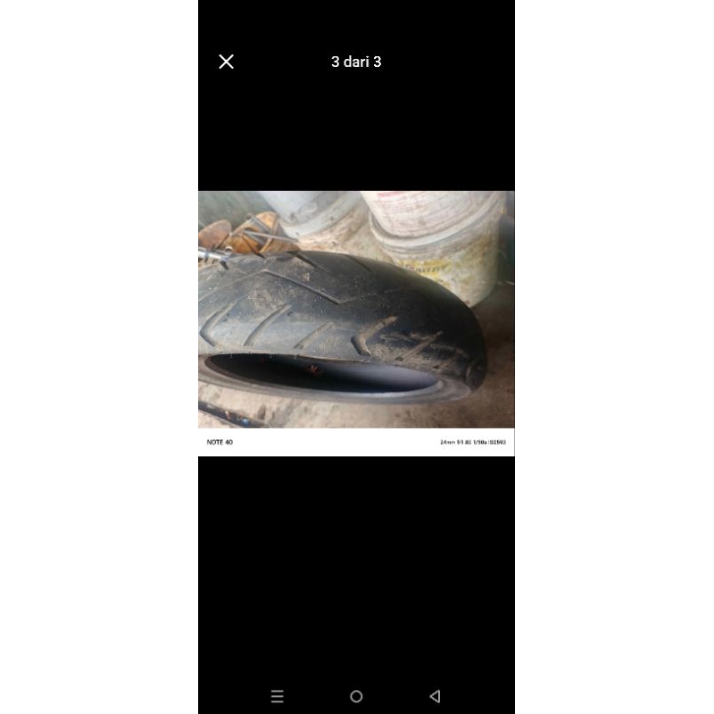 Ban bekas vixion r 17 r17 120/70 120 70 17 tambal 3 tubeless