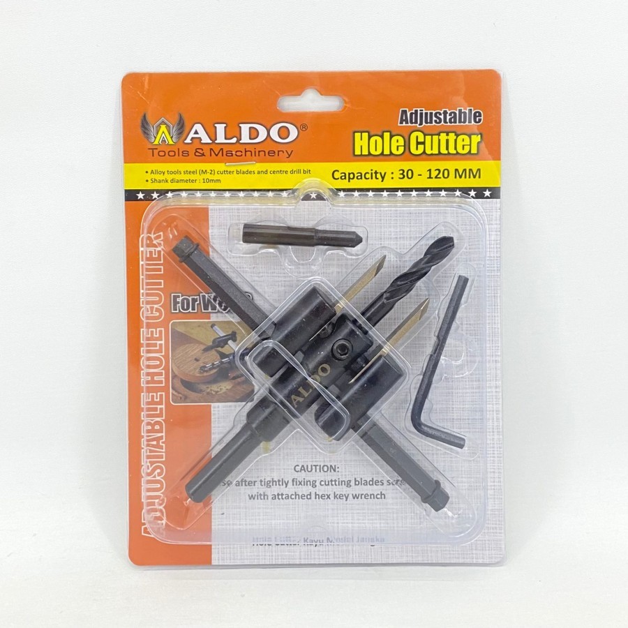 Hole Cutter Kayu / Mata Bor Pelubang Kayu Model Jangka ALDO