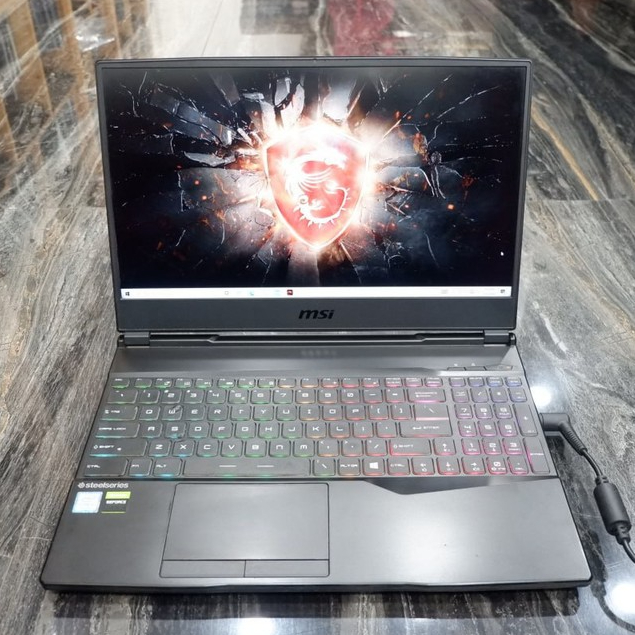 Laptop Gaming MSI LEOPARD GL65 9SDK-232ID / Core i7-9750H / Ram 8Gb / SSD 512Gb Dualvga GTX 1660Ti 6