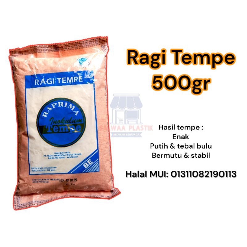 

Ragi Tempe RAPRIMA 500gr berkualitas Halal