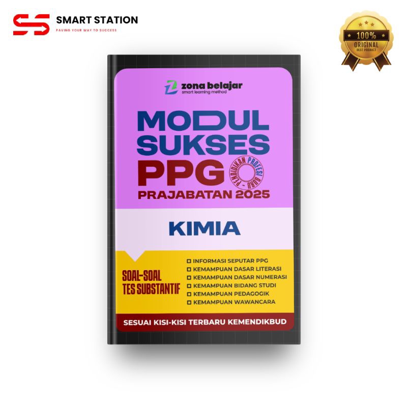 100% ASLI - Modul Sukses PPG Terbaru Bidang Studi Kimia 2025
