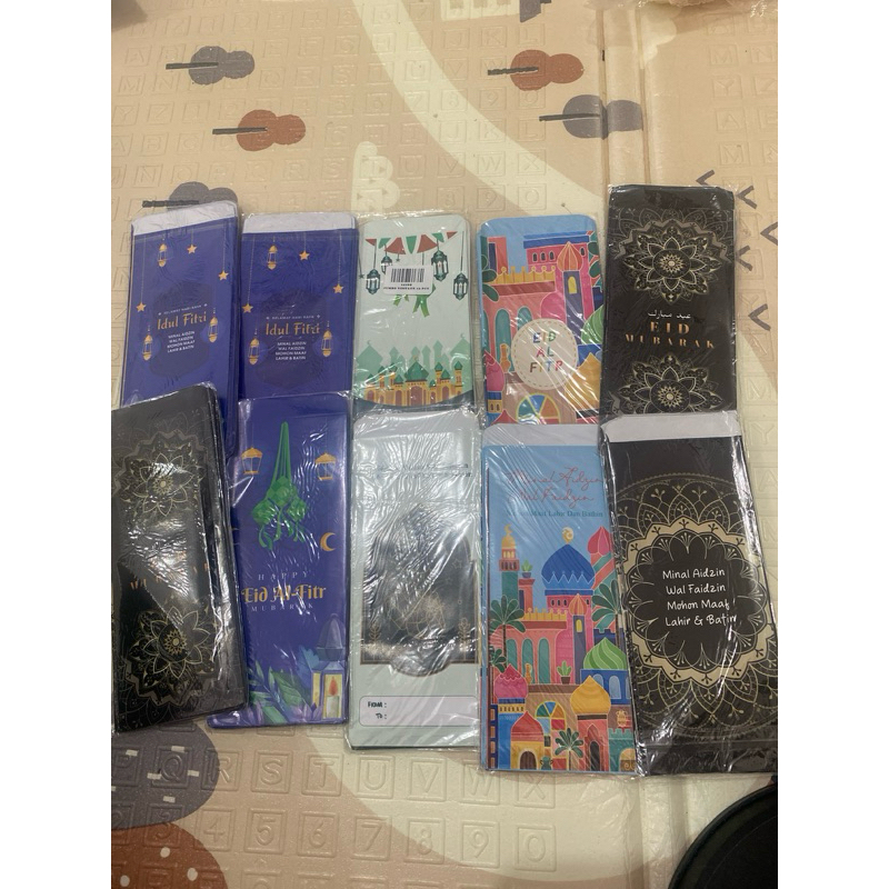 

amplop lebaran motif vintage