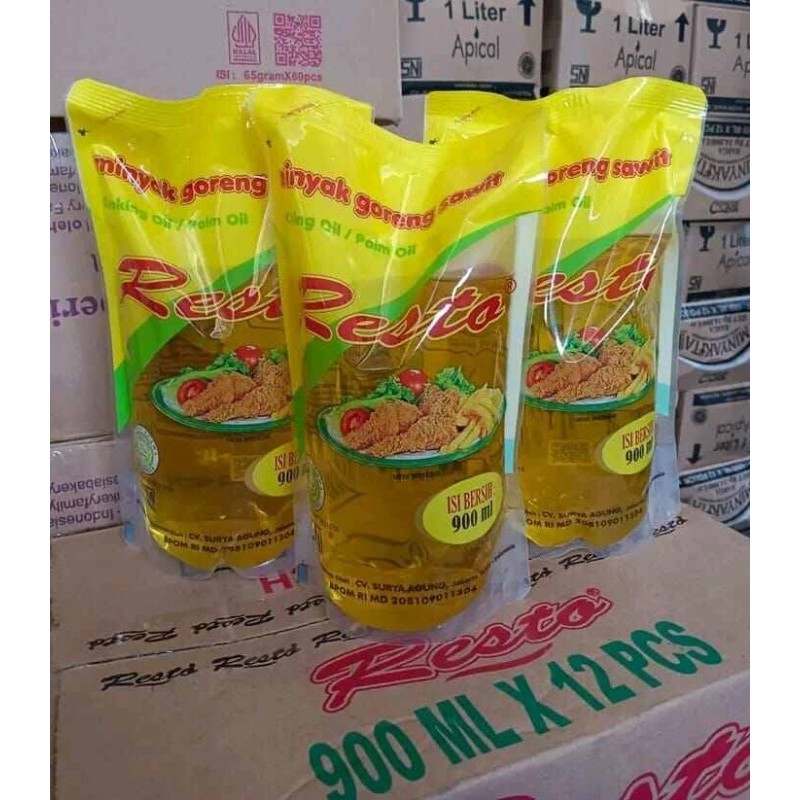 

HG Minyak Goreng Kelapa Sawit Merek Resto Kemasan 900 ml