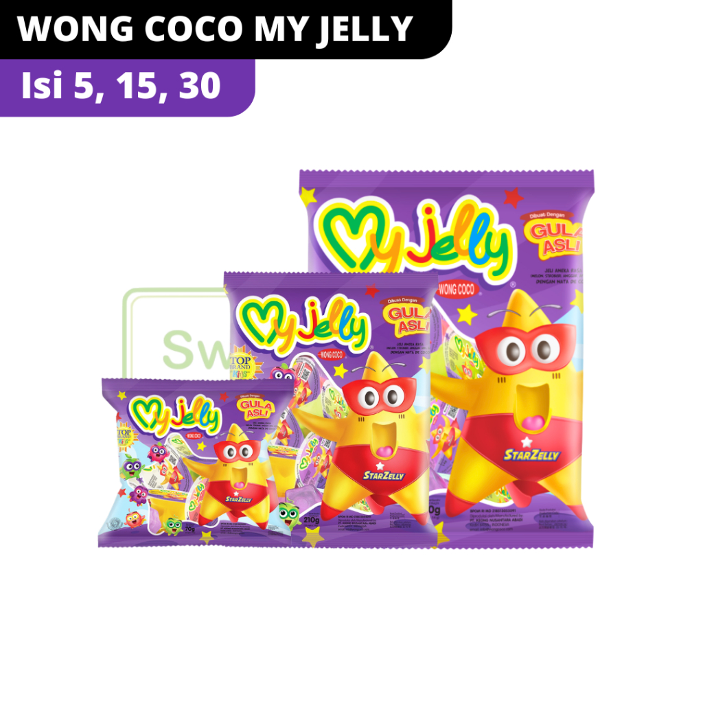 

WONG COCO MY JELLY ISI 5, 15, dan 30