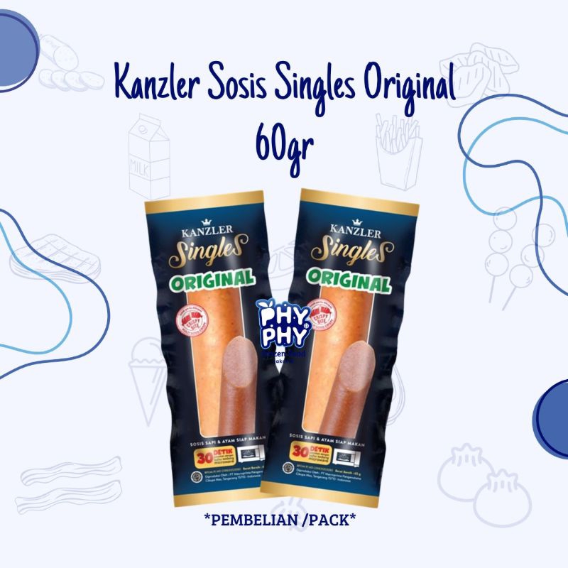 

Sosis Kanzler Singles Original 65 gr