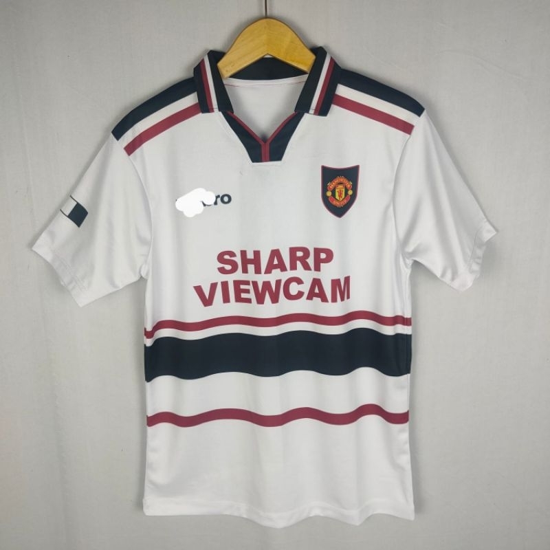 jersey manchester united 1997 putih jersey vintage