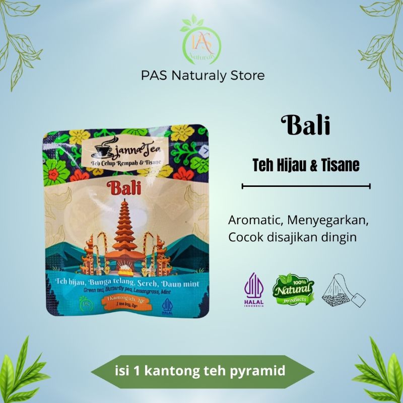 

JannaTea Bali | Teh celup rempah | Artisan tea | Teh herbal | Sachet 1 Teabag