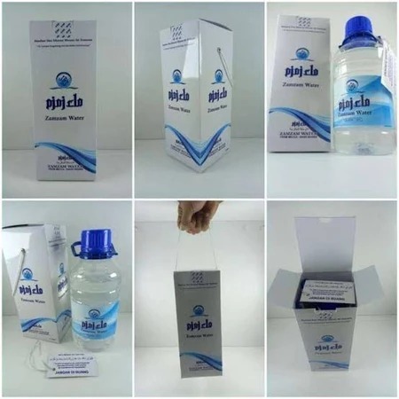 

Air zam zam 500ml dan 1 liter asli murni 100% original kemasan premium hadiah dan souvenir zamzam oleh oleh haji umroh arab saudi