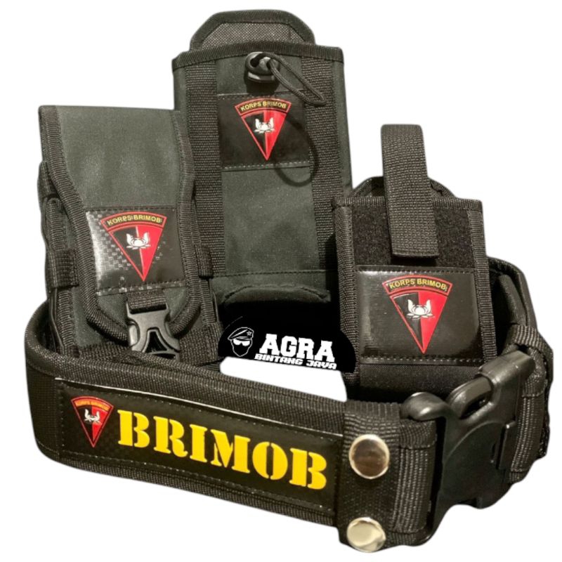 Kopel 1 Set Brimob Aksesoris kopel 1 set lengkap logo brimob