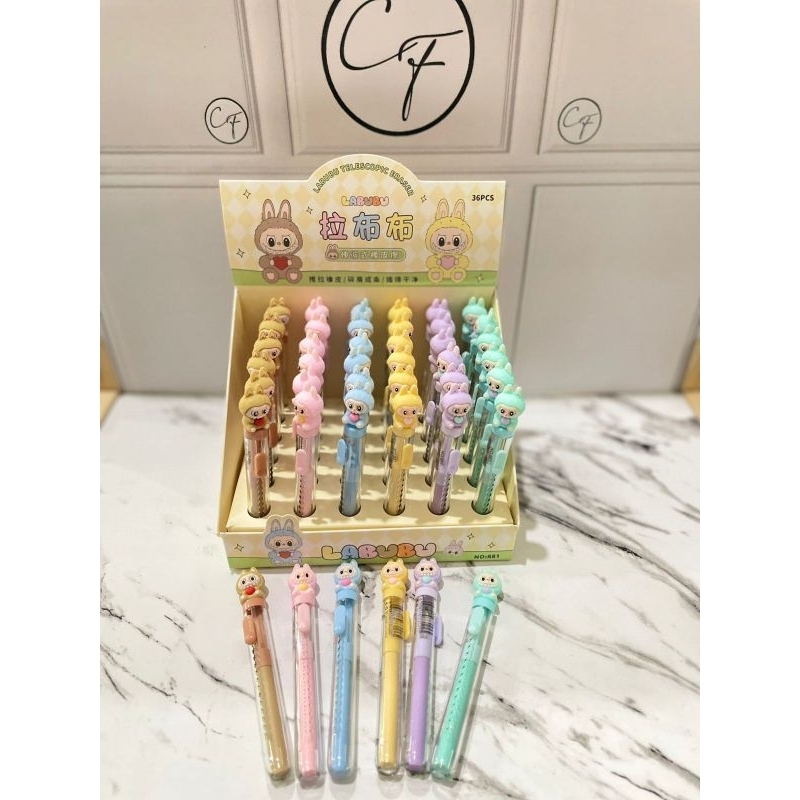 

Pencil Eraser Pen - Penghapus Pensil Mekanik - Penghapus Dorong Lucu - Penghapus Karakter