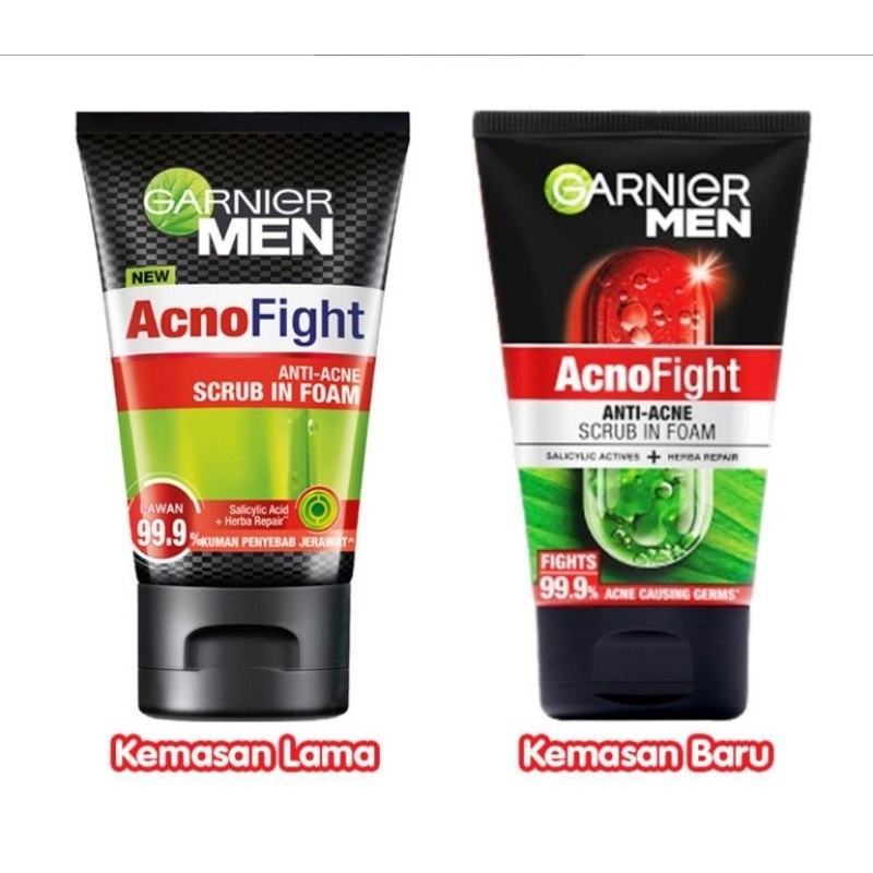 Garnier men acno fight foam pencuci muka pria 100ml