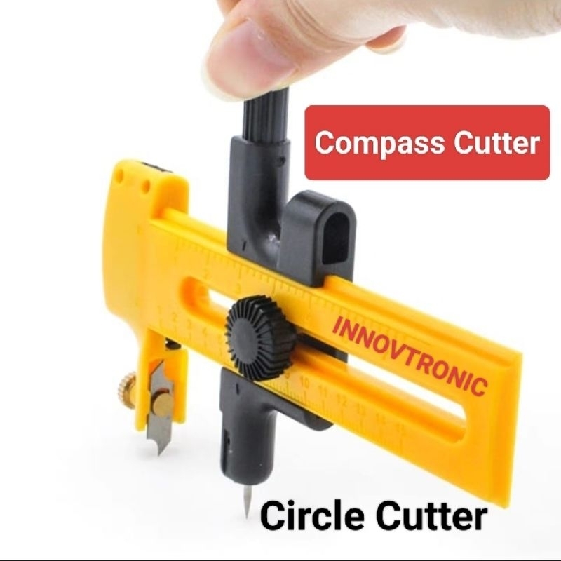 

Compass Cutter Circle Cutter Silet / Pisau / Jangka Pemotong Area Bulat