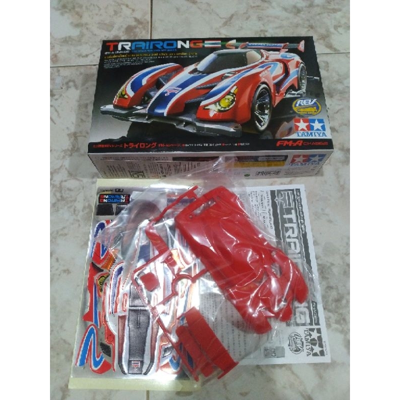 TAMIYA BODY FMA CHASSIS TRAIRONG THAILAND RED ORIGINAL