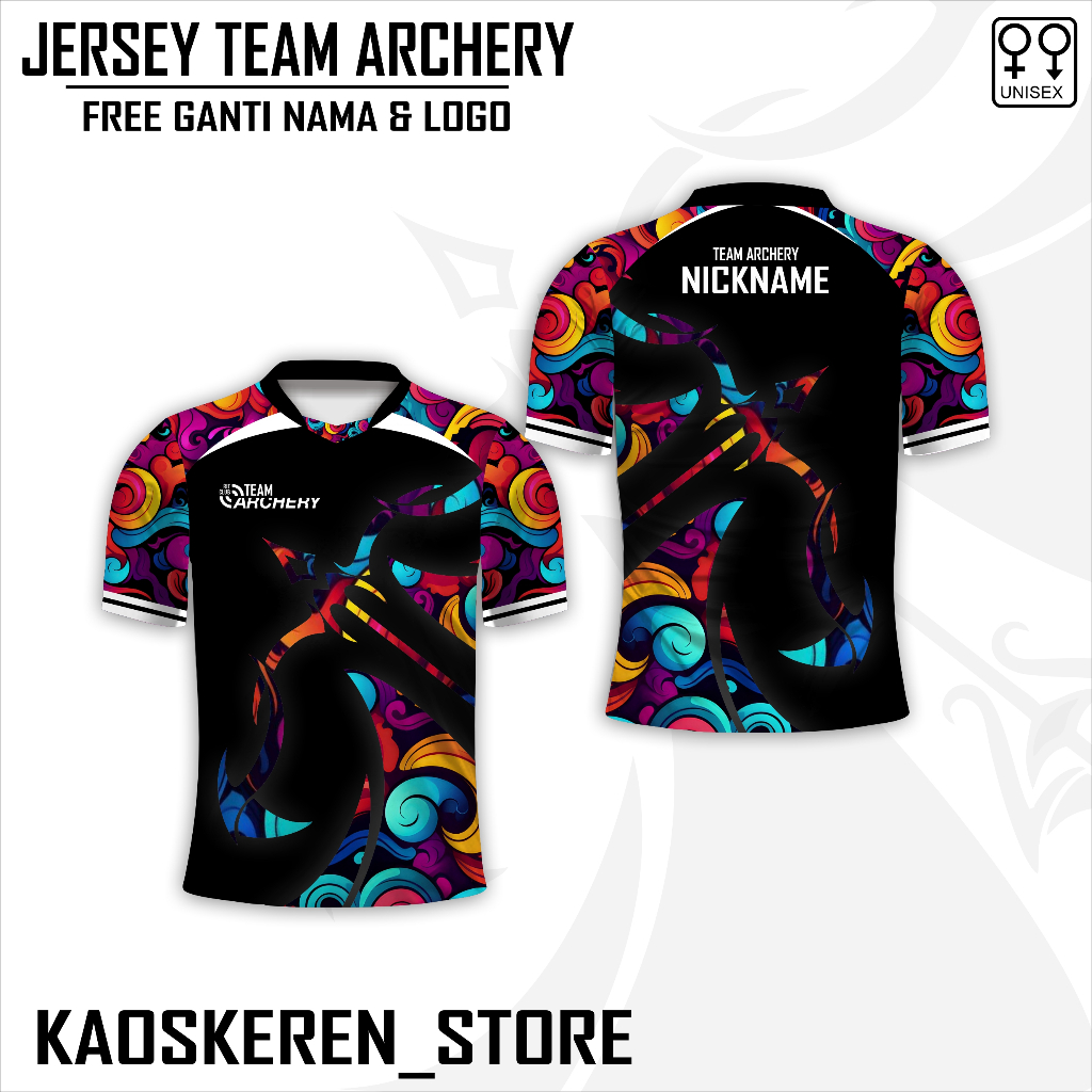 jersey panahan kaos archery Baju olahraga archery panahan jersey archery dewasa kaos archery panahan